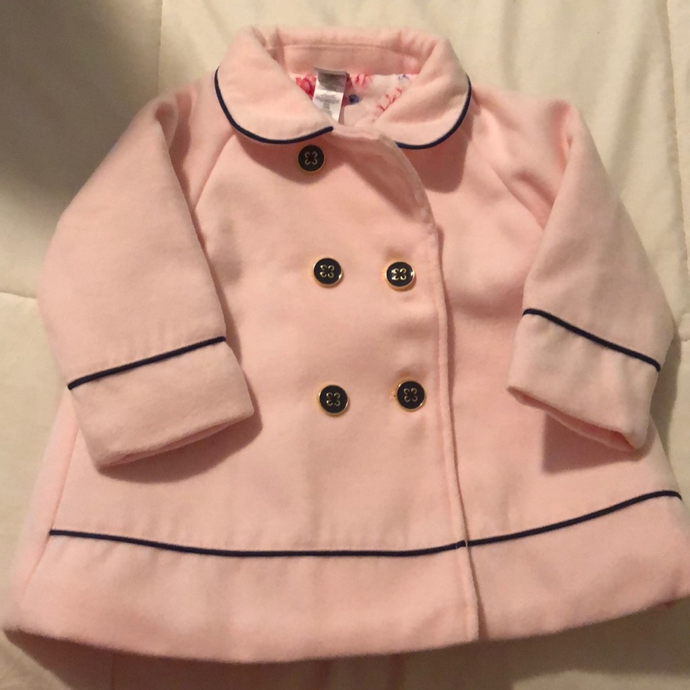 Baby girls little me dress coat size 12 months